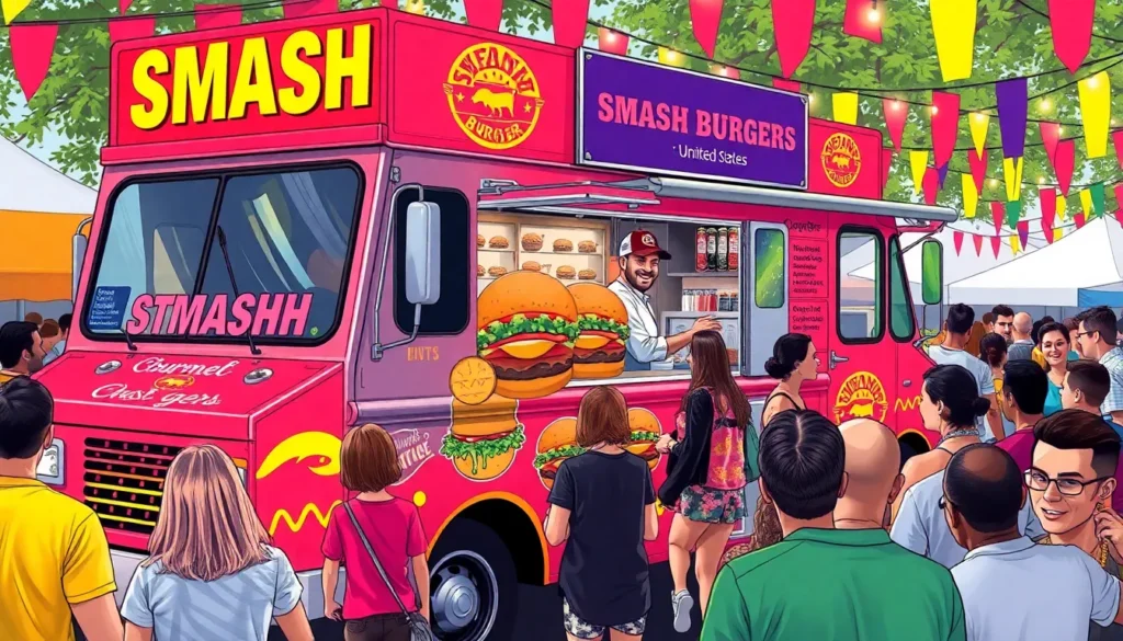 smash burger food truck